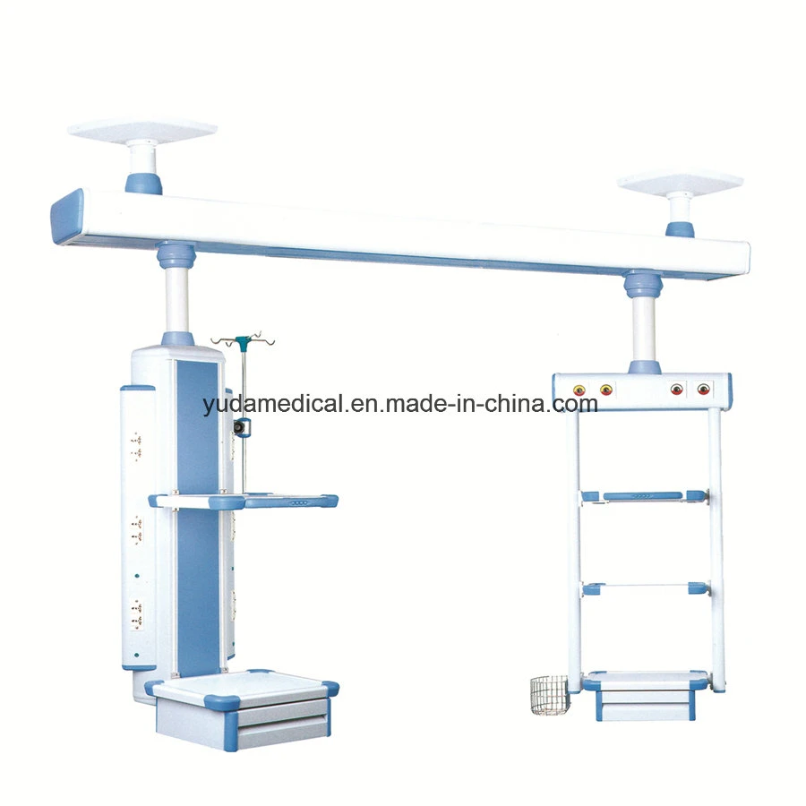 Medical Rotary Ceiling Double-Arm Electric Medical Pendant Twin Arm Alert System Medical Supply Hospital Device