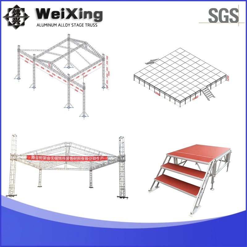 China Spigot or Bolt Connection Way Aluminum Decorate Circle Truss Lighting System Truss