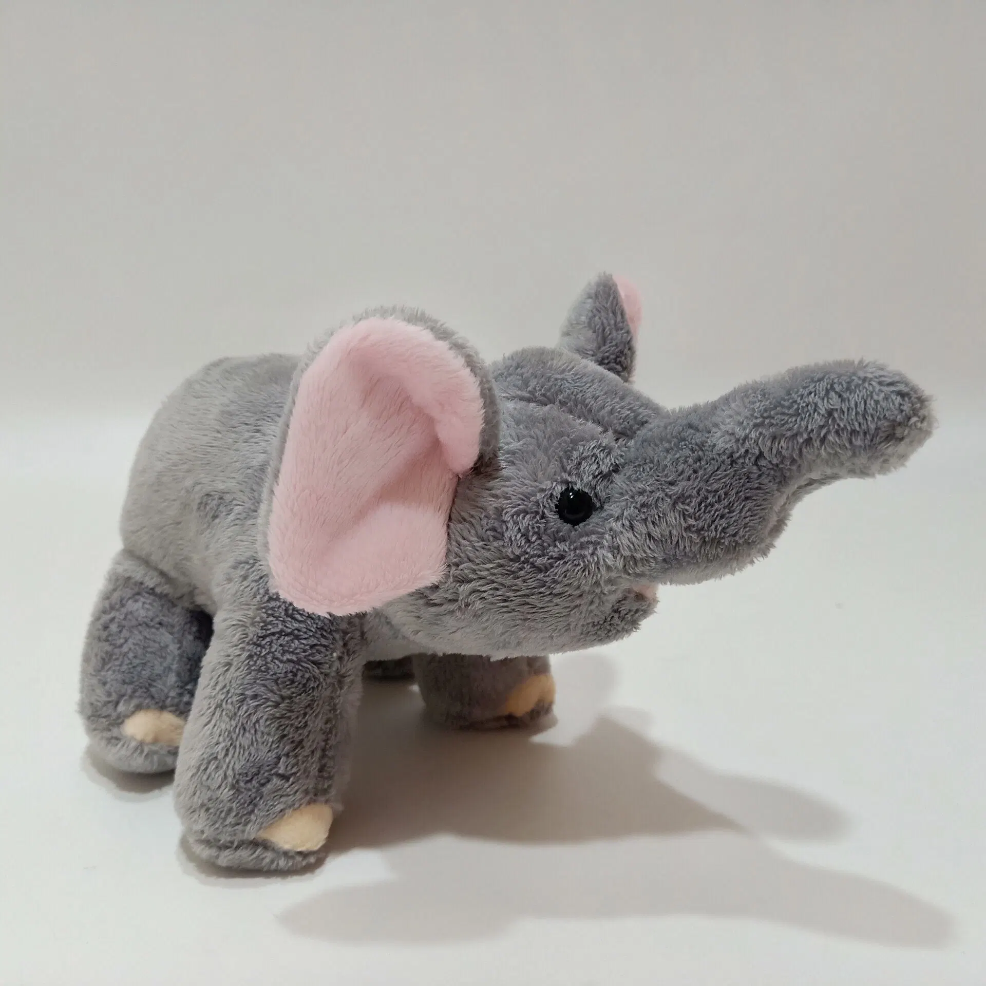 Elefante de peluche animado de pelúcia promocional OEM de 20 cm Brinquedos amigos do brinquedo amigos do ambiente para criança