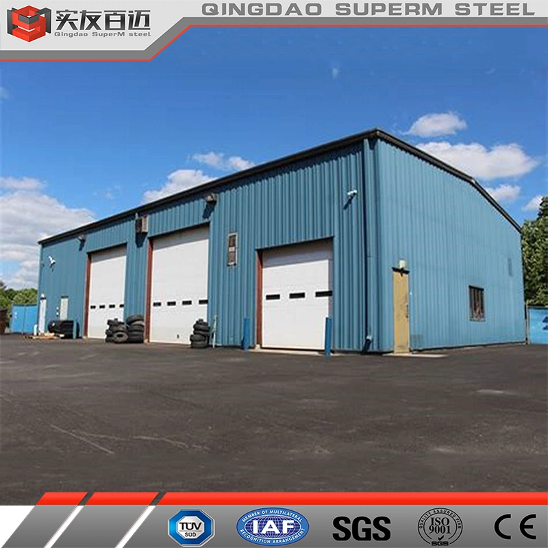 Metal Building Prefabricated Steel Structure Auto Shop