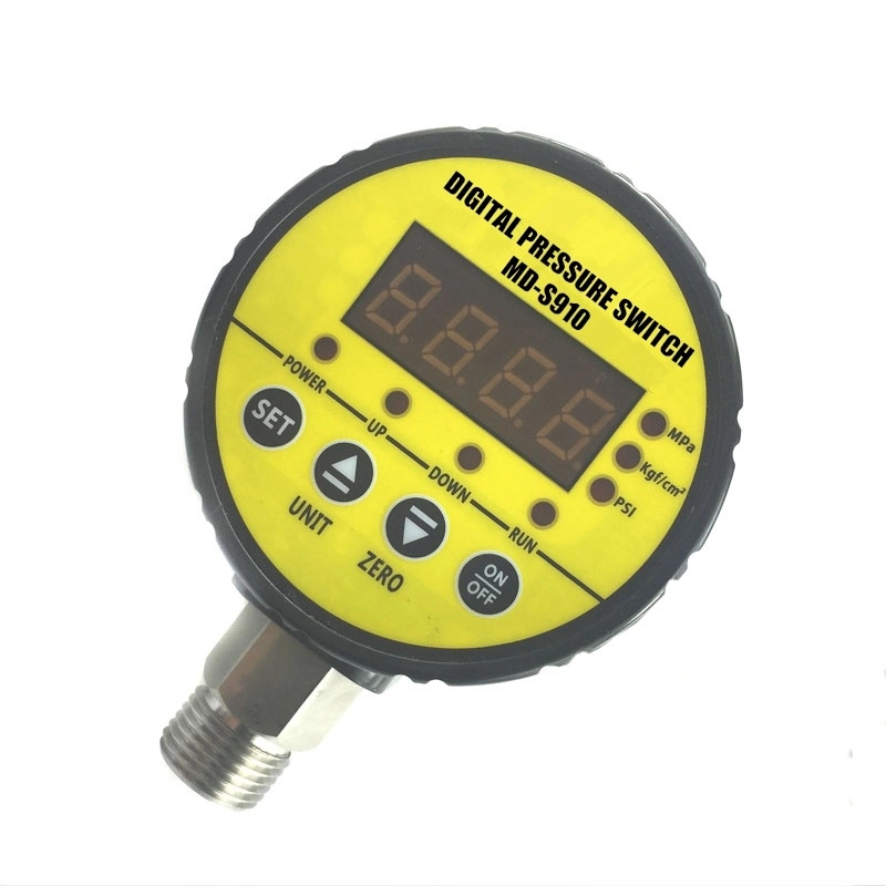 Negative Vacuum Digital Adjustable Pressure Switch for Water Oil Gas with LCD Display