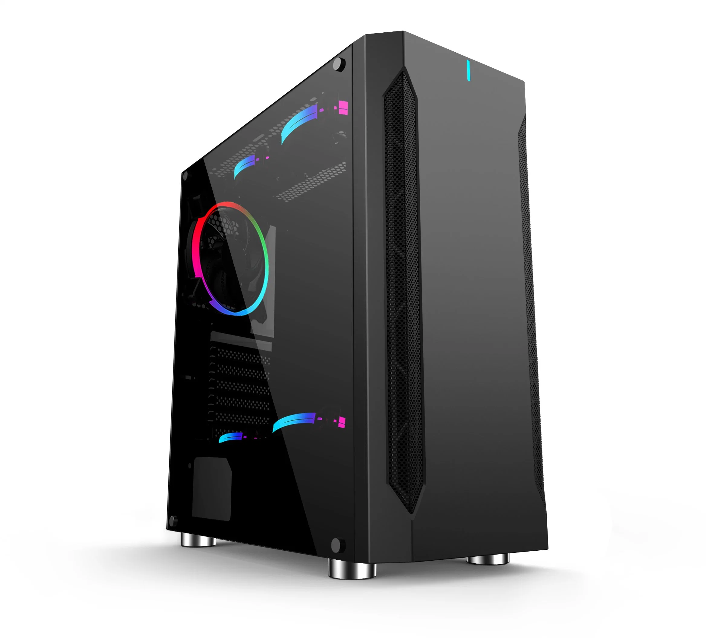 Diseño de moda Torre de sobremesa Gaming Case ATX PC fundas de ordenador