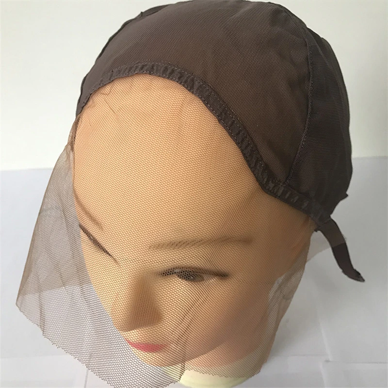 Pour la fabrication de perruques Wig Caps Full Lace Wig tissage Pac Machine de base de maille fait extensible de taille moyenne avec Net de la sangle réglable