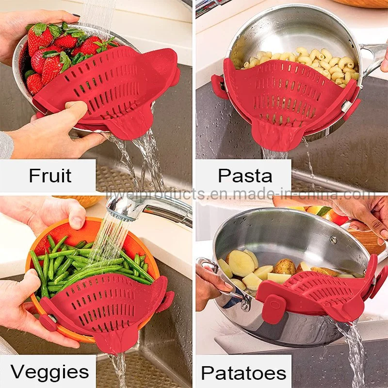 Working Temperature -40 ~ +230 Kitchen Pot Side Strainer for Filtered Noodles