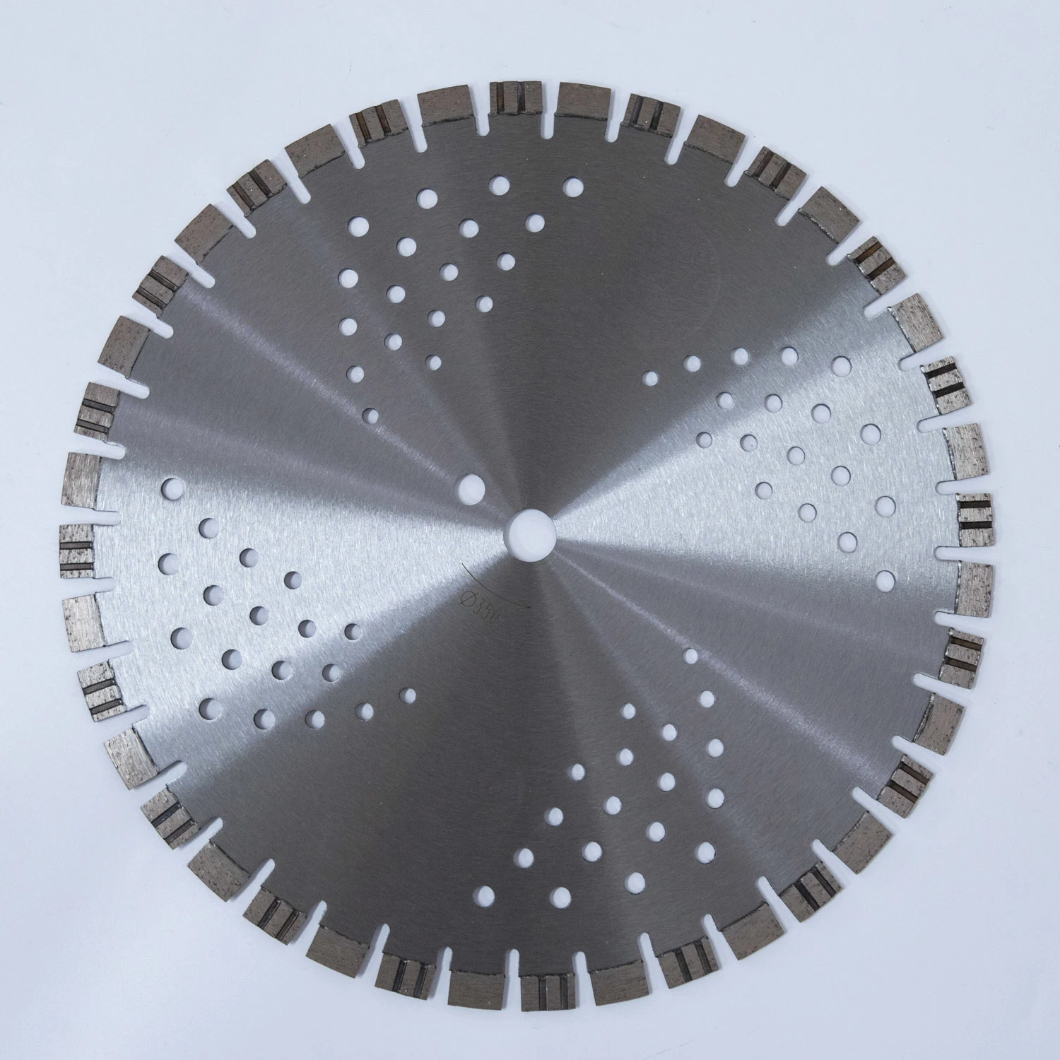 China OEM Special Design Diamond Circular Saw Blade Dry Cutting Tool with Holes Diamond Saw Blades