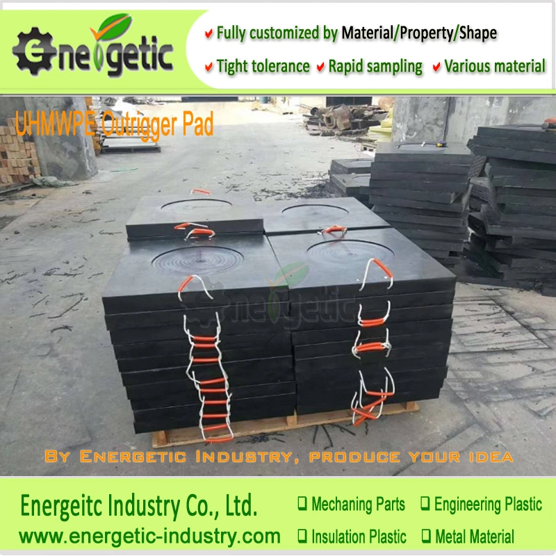 UHMWPE/HDPE Jack Pad/Crane Pad/verschleißfest UHMWPE Crane Leg Support Pads/hoch Tragbare, feste HDPE-Kranausleger-Pads