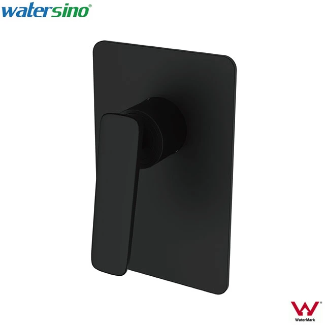 Watermark Brass Matte Black Square Wall Concealed Mixer Diverter