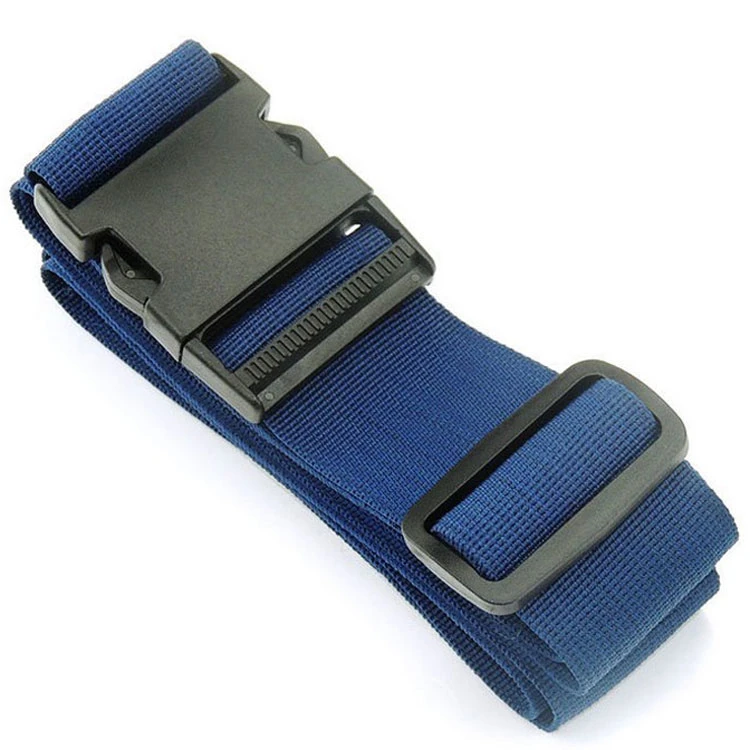 High-Quality Polyester 2" Multi Color Luggage Strap with 3 Dails Lock