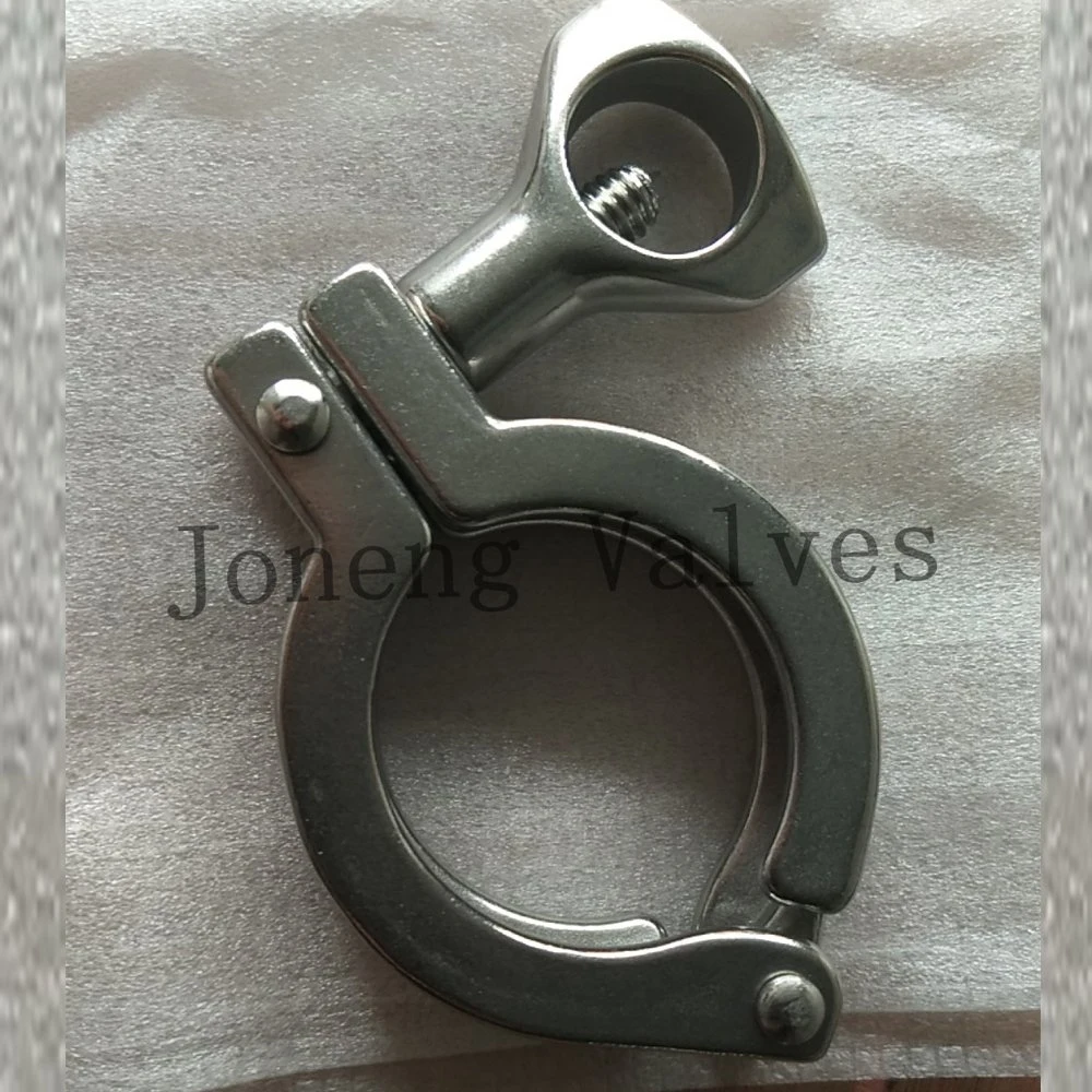 Stainless Steel Sanitary Adjustable Lost Wax Casting Tube Clamp with Various Sizes for Bverage Production Line