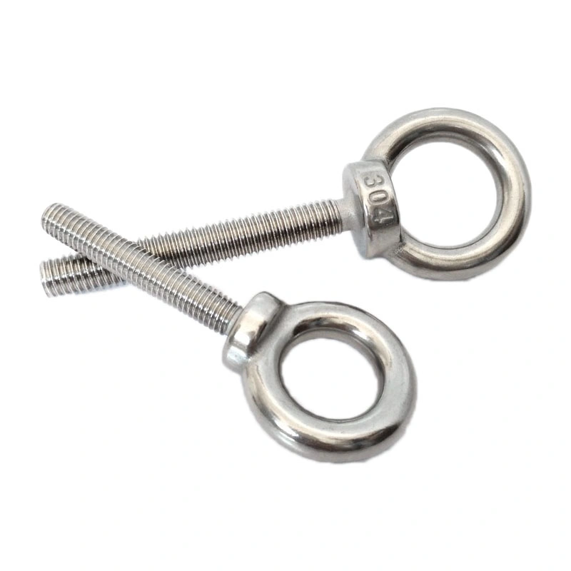 High Strength Rigging Hardware Stainless Steel DIN580 12 Forged Eyebolt Eye Bolt