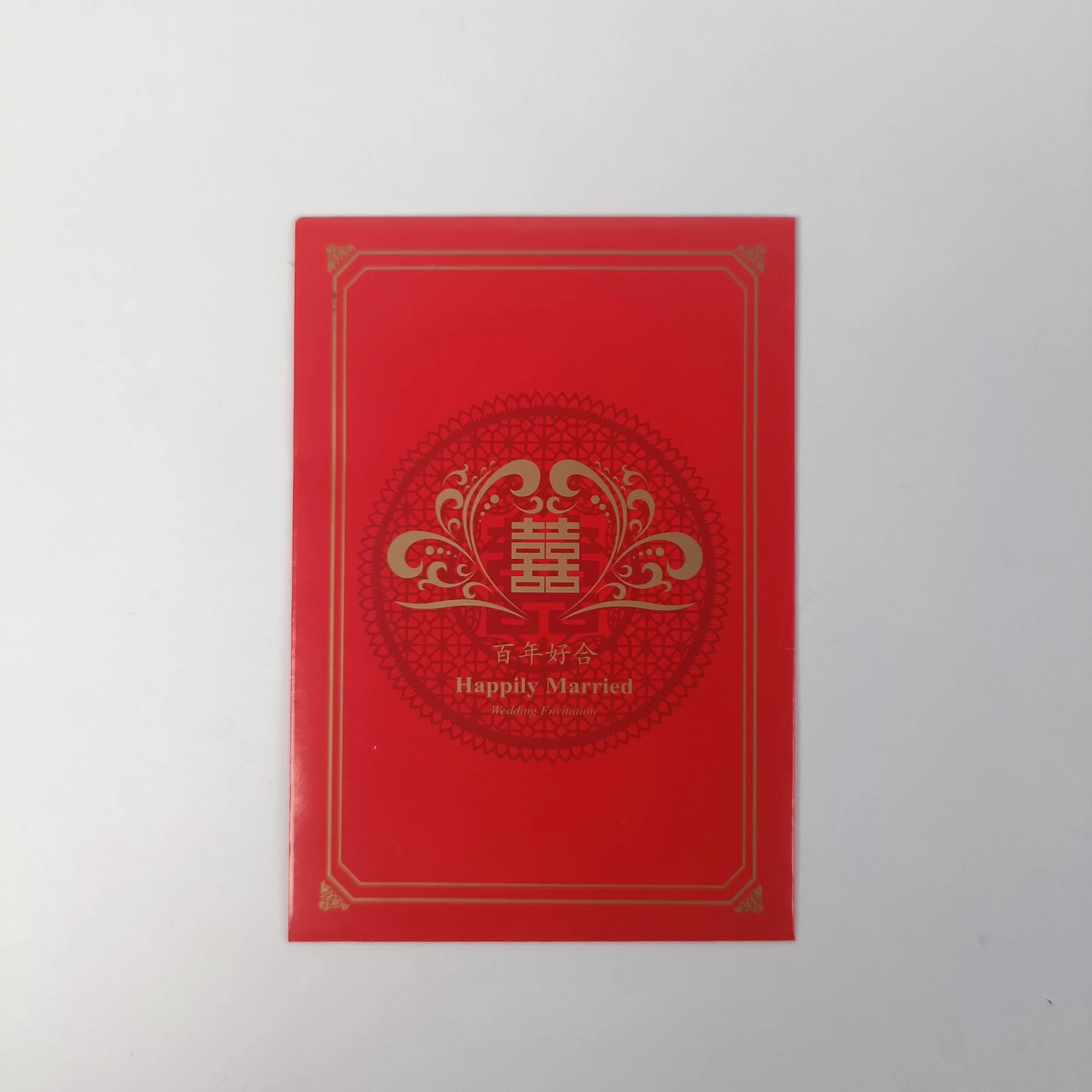 Factory Wholesale/Supplier Logo Paper Printing Red Small Gift Envelope