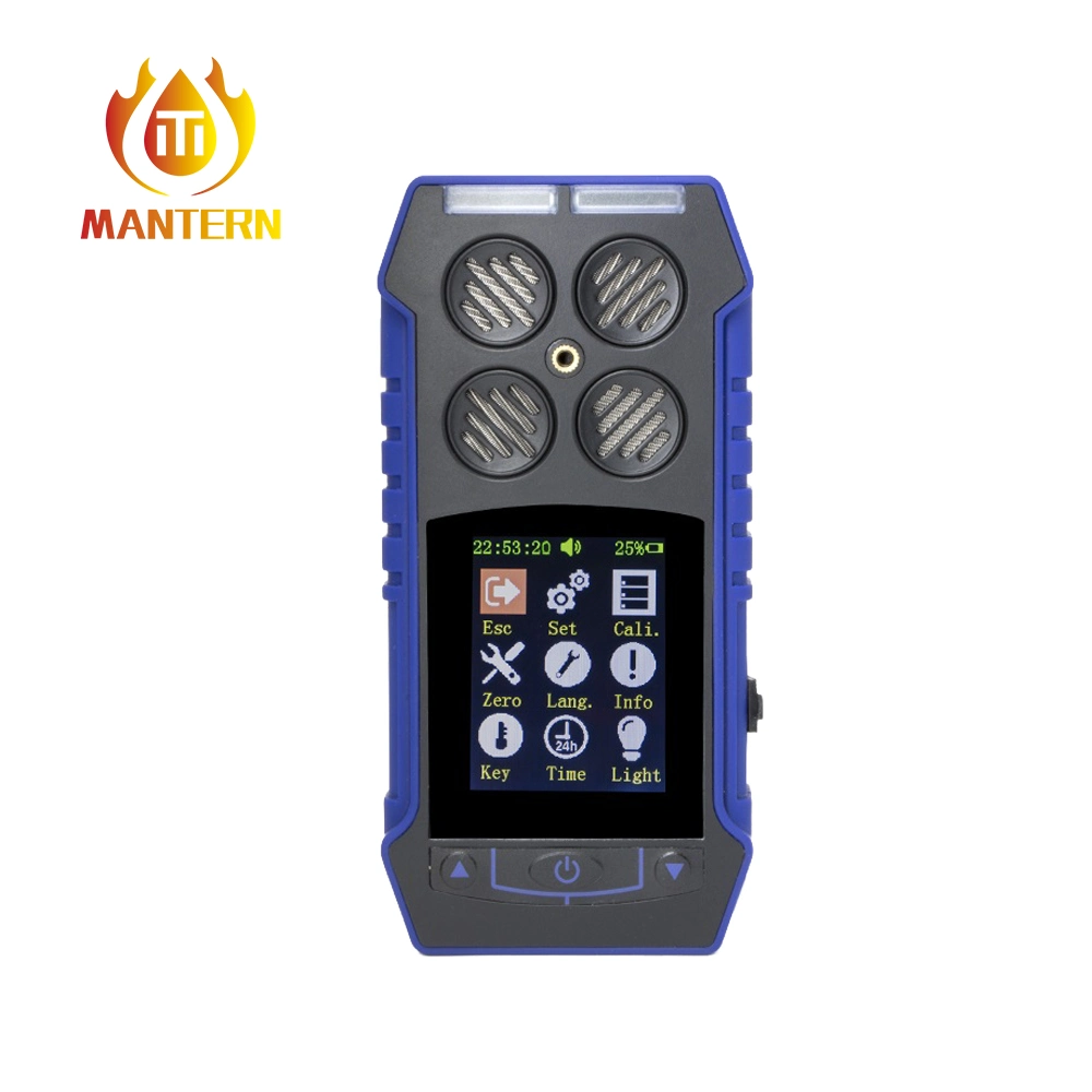 4 Four Gas Portable Multi-Gas Detector Lel, Co, H2s, O2