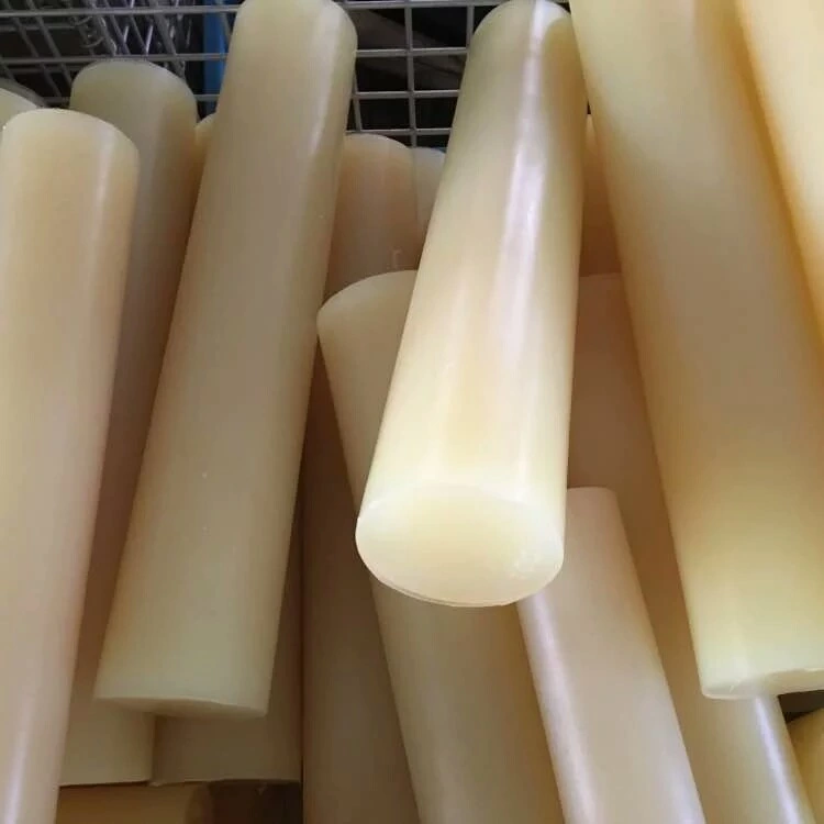 Light Yellow Color Polyurethane Rods, PU Rod, Polyurethane Bar, PU Bar with 80-90shore a for Good Sale