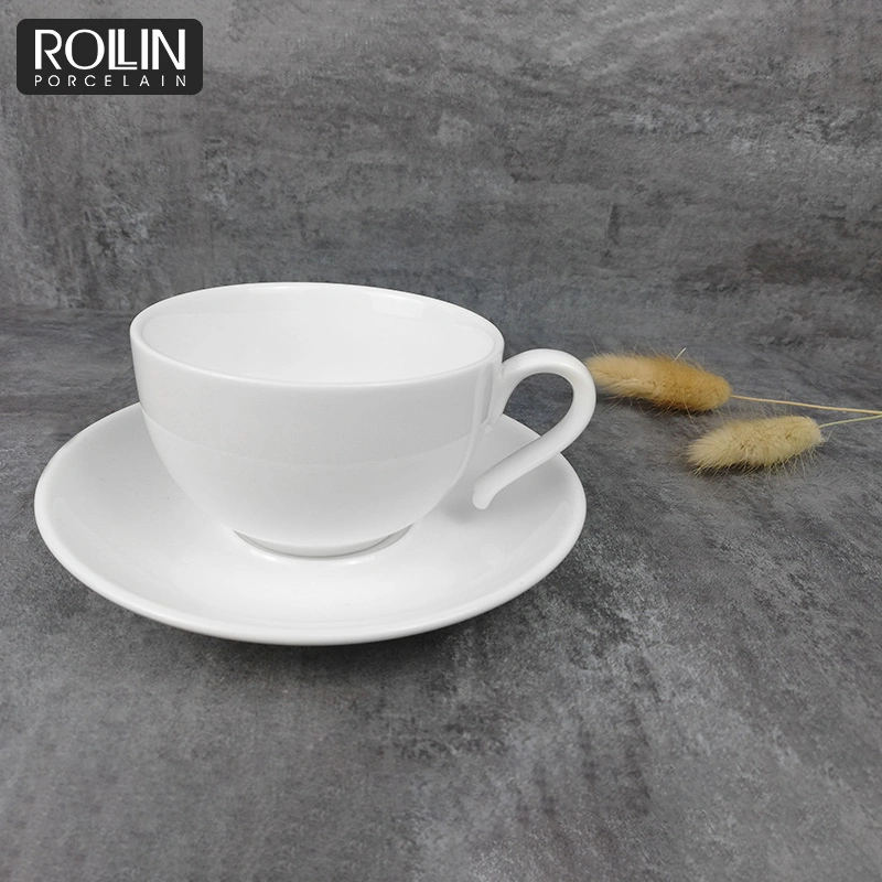 Elegant Porcelain Cup Ceramic Coffee Cup for Hotel