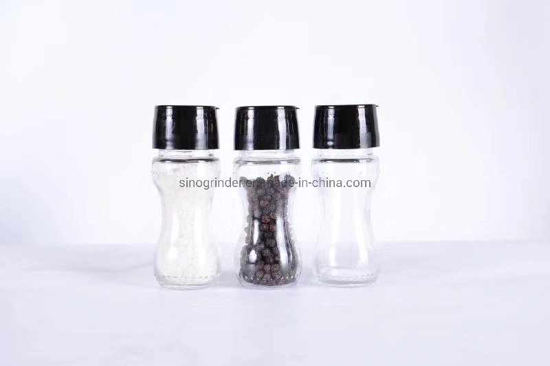 Hand Spice Mill Salt and Pepper Grinder Set with Burr Mechanism