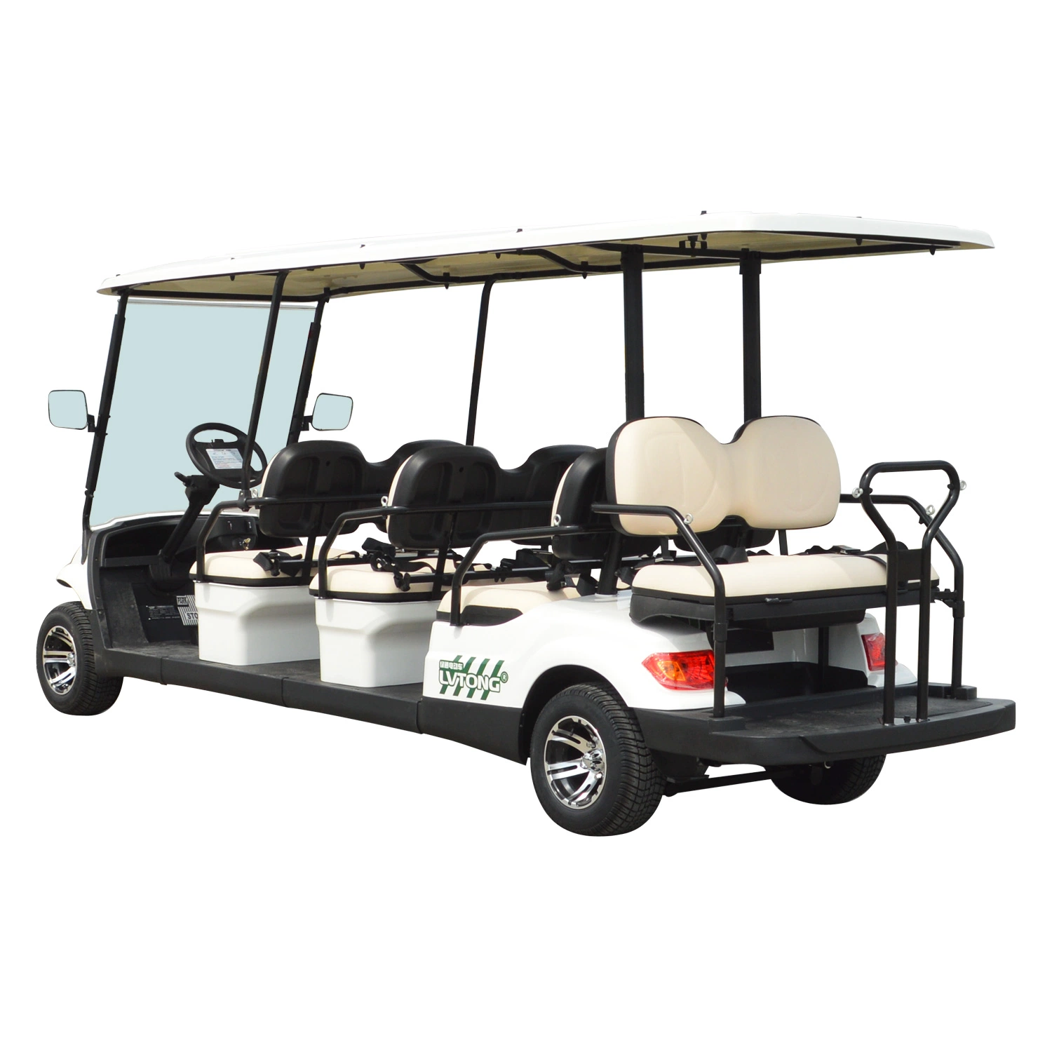 5,1 m de bonne qualité de promotion de rayon de braquage 8 passagers Electric voiturette de golf (LT-A627.6+2)