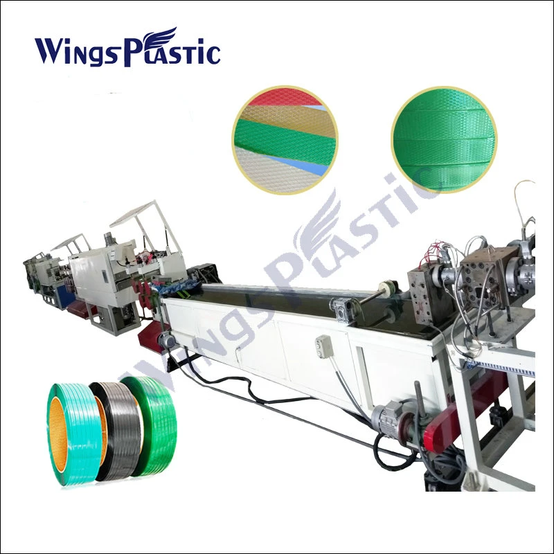 Heavy Duty Pet Strapping Band / Package Strap Band Extruder/ Extrusion Plastic Making Prodution Line Using Sj90 Single Screw Machine