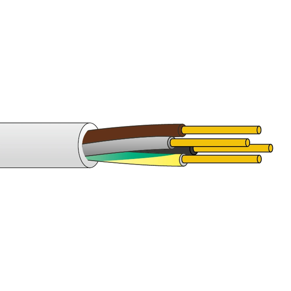 Outdoor Data Communication Cable Electrical Cable Flexible Cable 3094y or H05V2V2-F 4X1.5 90c Power Supply PVC Cable