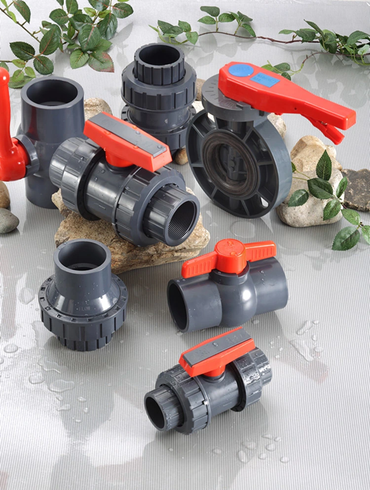 Era UPVC Single Union Ball Valve III Construction Accessory Pn10 (F1970) with NSF-Pw & Upc