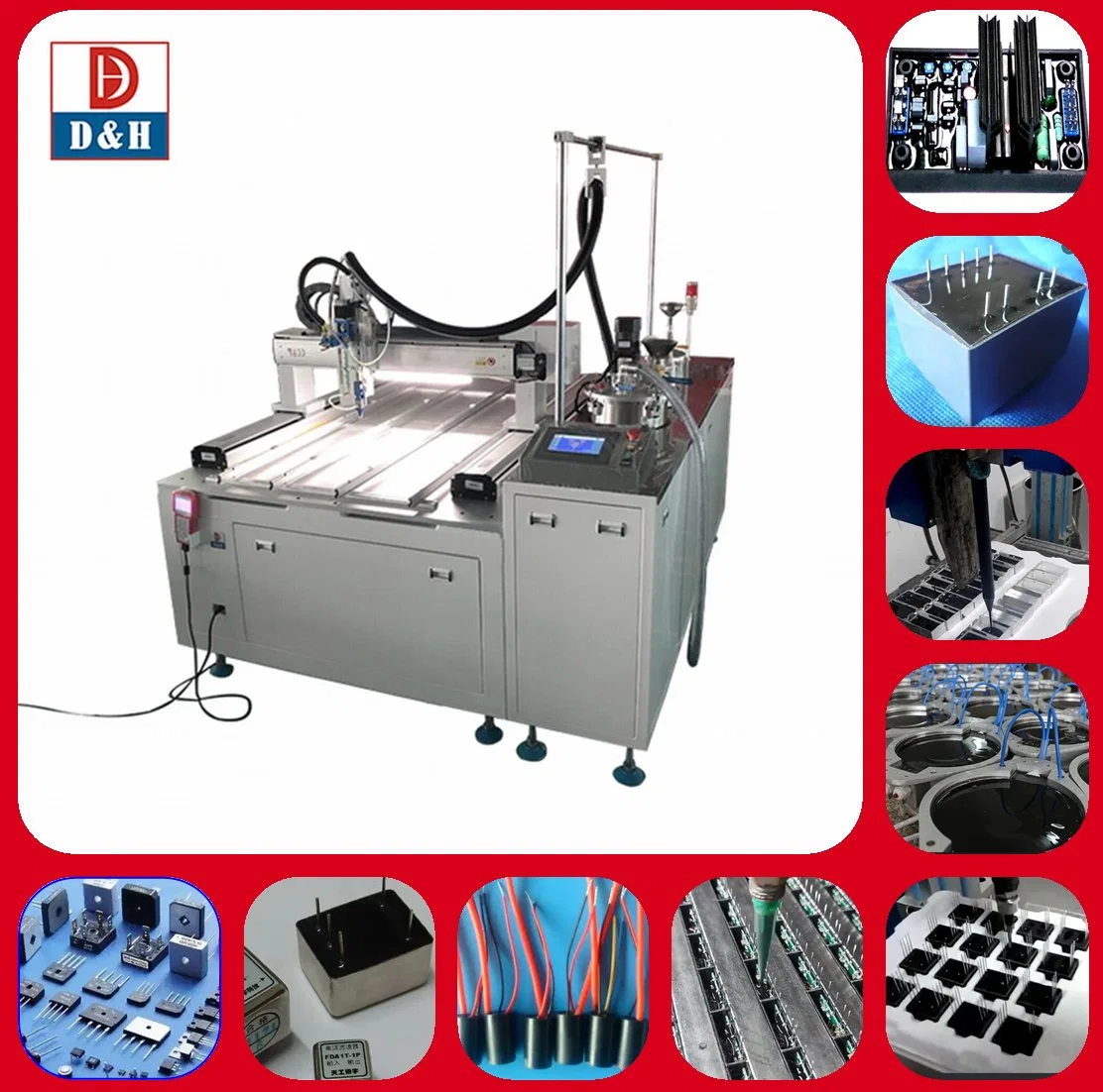 Ab Tank Agitator Glue Dispensing Machine for 10: 1 Epoxy Catalyst