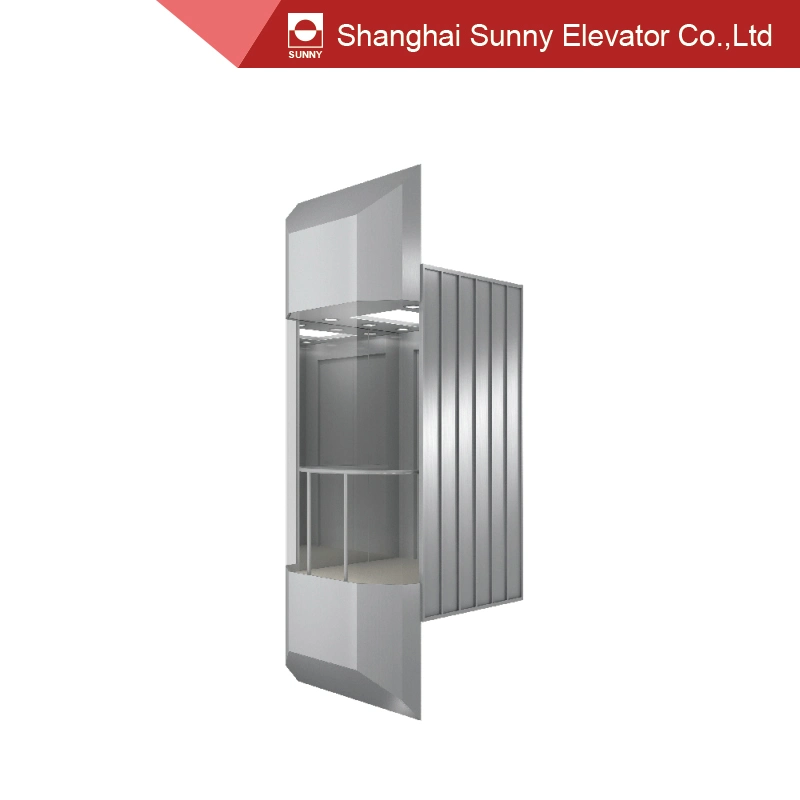 Observation Elevator Cabin with Laminated Glass Handrail