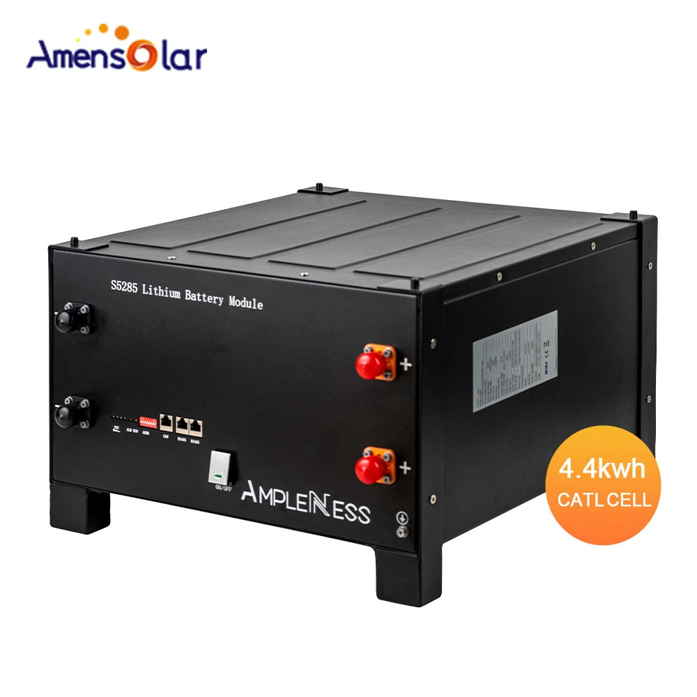 Ampleness Low Voltage 48V 51.2V 85ah Catl Cell 4.4kwh Cost of Home Solar Battery Storage