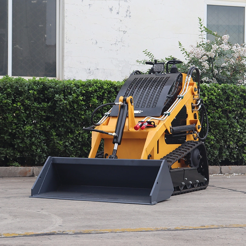 Wheeled Mini Skid Steer Loader Skid Steer with Hammer Crusher