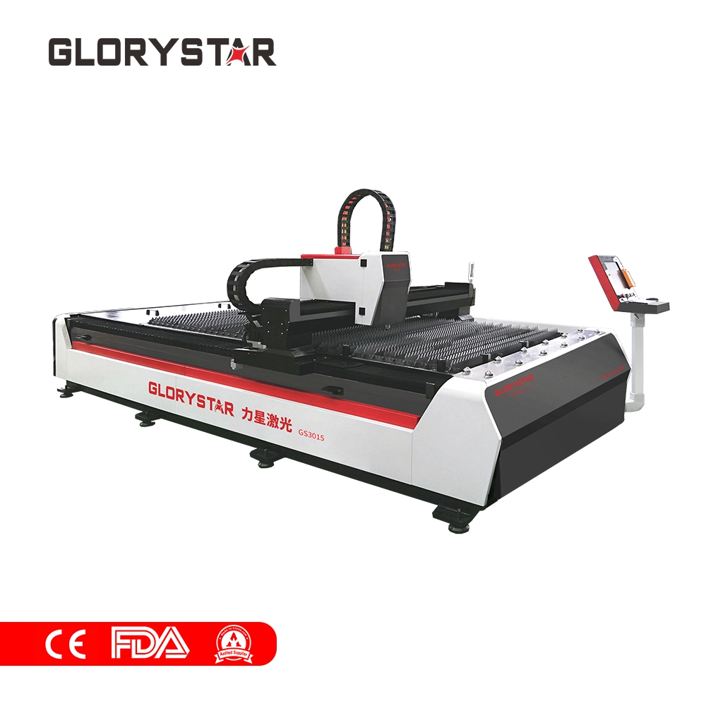 Hot Sale Fiber Optic Laser Cutting Machine for Computer Case (GS-3015 2000W)