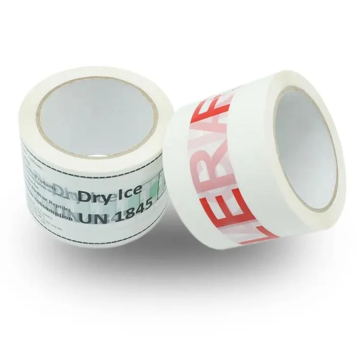 Printed Parcel Packing BOPP White Adhesive Sealing Packing Tape with Logo