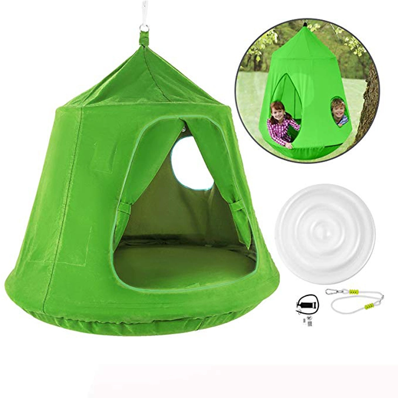 Multi-Color Pod de árbol de los niños al aire libre Camping juego interior colgando del árbol de la casa Tienda Pod