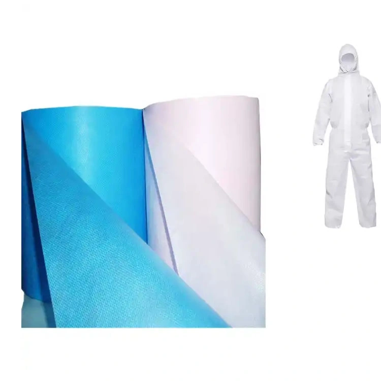 Super Soft Embossing SMS Non Woven Fabric Breathable Waterproof SMS Nonwoven Fabric