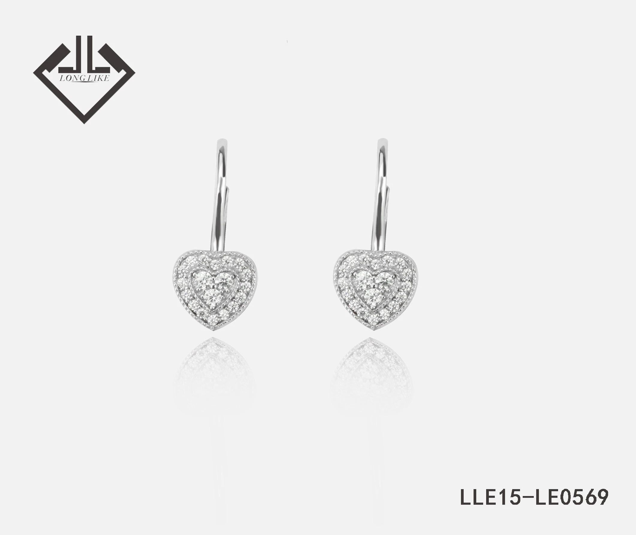 2017 Joyas de Plata esterlina Plata CZ pendientes de moda