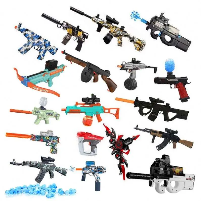 2023 New Shell Ejecting Bb Toy Gun Pistol Soft Bullet Accessories Gel Water Gel Blaster Blaster Splat Ball Gun