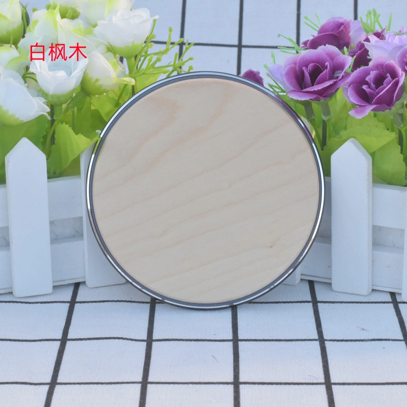 15W Metal Base with Wooden Wireless Charger Aluminum Alloy Solid Wood Wireless Charger Bamboo Wood Creative Mobile Phone Fast Charger