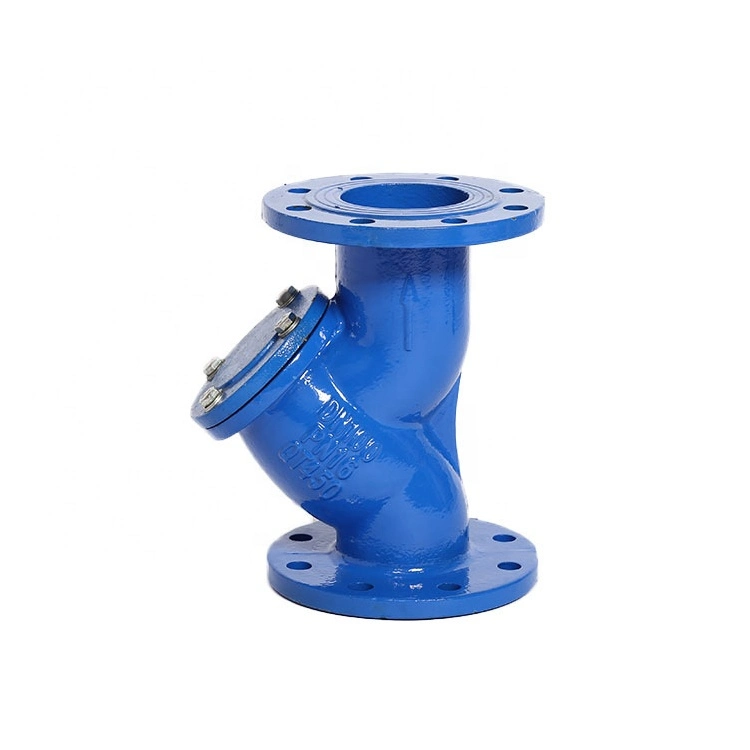 Pn16 DN100 Cast Iron Y-Striner Valve for Water (صمام مصفاة Y للحديد المصبوب من Pn16