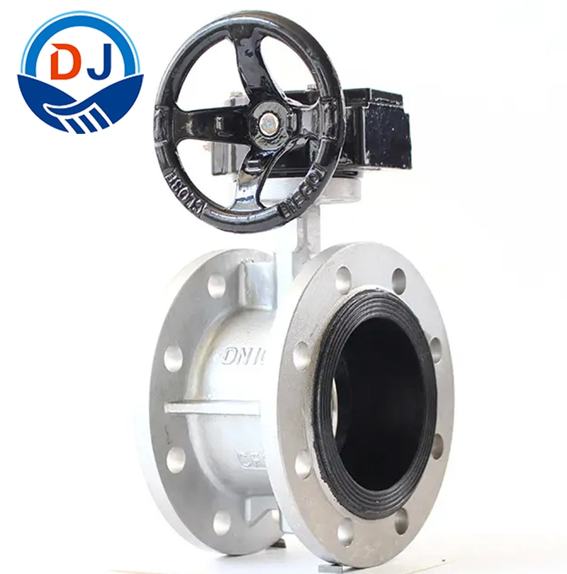 D341X-10p Soft Seal Stainless Steel Flanged Butterfly Valve