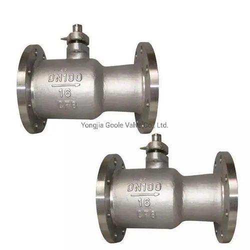 Q41mf High Tempeature One Piece Integrated Floating Drain Ball Valve