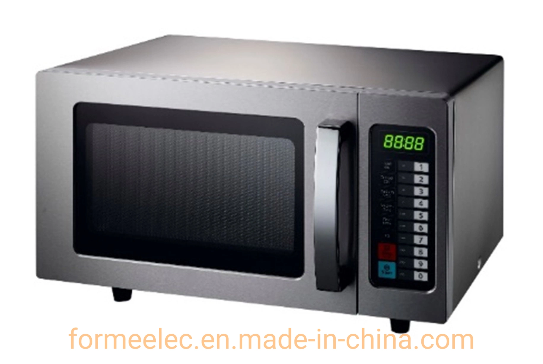 Acero inoxidable 1800W Horno Microondas 34L Microondas comercial