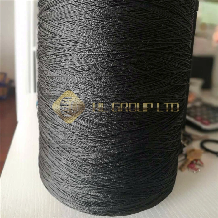 Dipped Polyester Tyre Cord Fabric and Twist Yarn with Black Color for Fishing Net and Rope