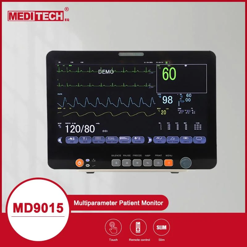 Dispositivo de monitoreo de signos vitales del paciente de emergencia First-Aid Onitor 5 Lead ECG Monitor paciente aprobado CE