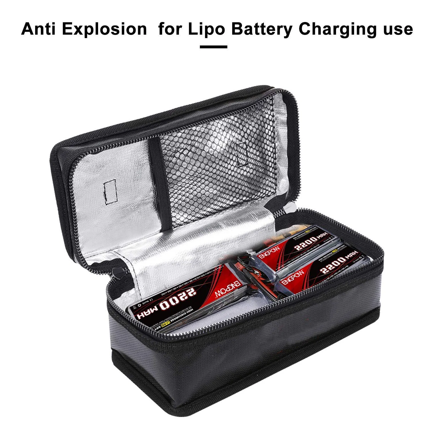 Lipo Battery Safe Bag Fireproof Explosion-Proof RC Charger Storage Carry Case