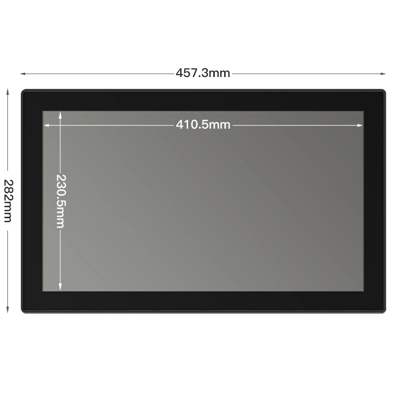 Montage mural Full HD 18.5 pouces RK3288 4+16 Android All Dans un ordinateur tablette PC tout-en-un PC de bureau avec écran tactile Écran