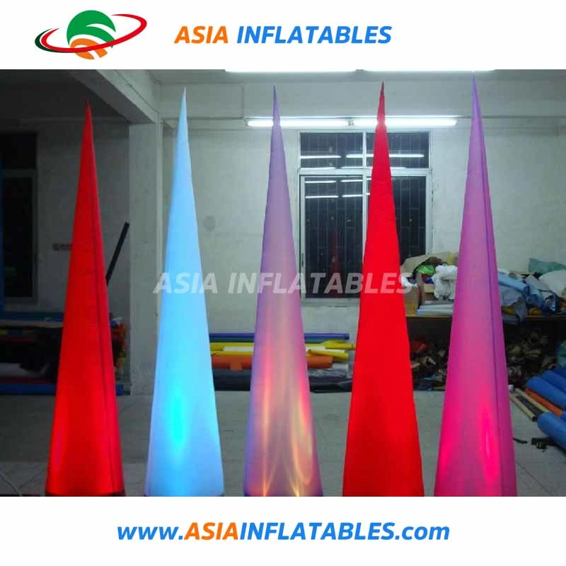 Giant Inflatable Light Air Column Tube, Inflatable LED Cone Tube