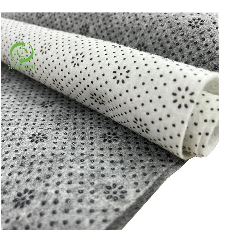 PP + PVC DOT Coated Anti Skid Material Carpet Underlay Nonwoven Non-Slip Fabric