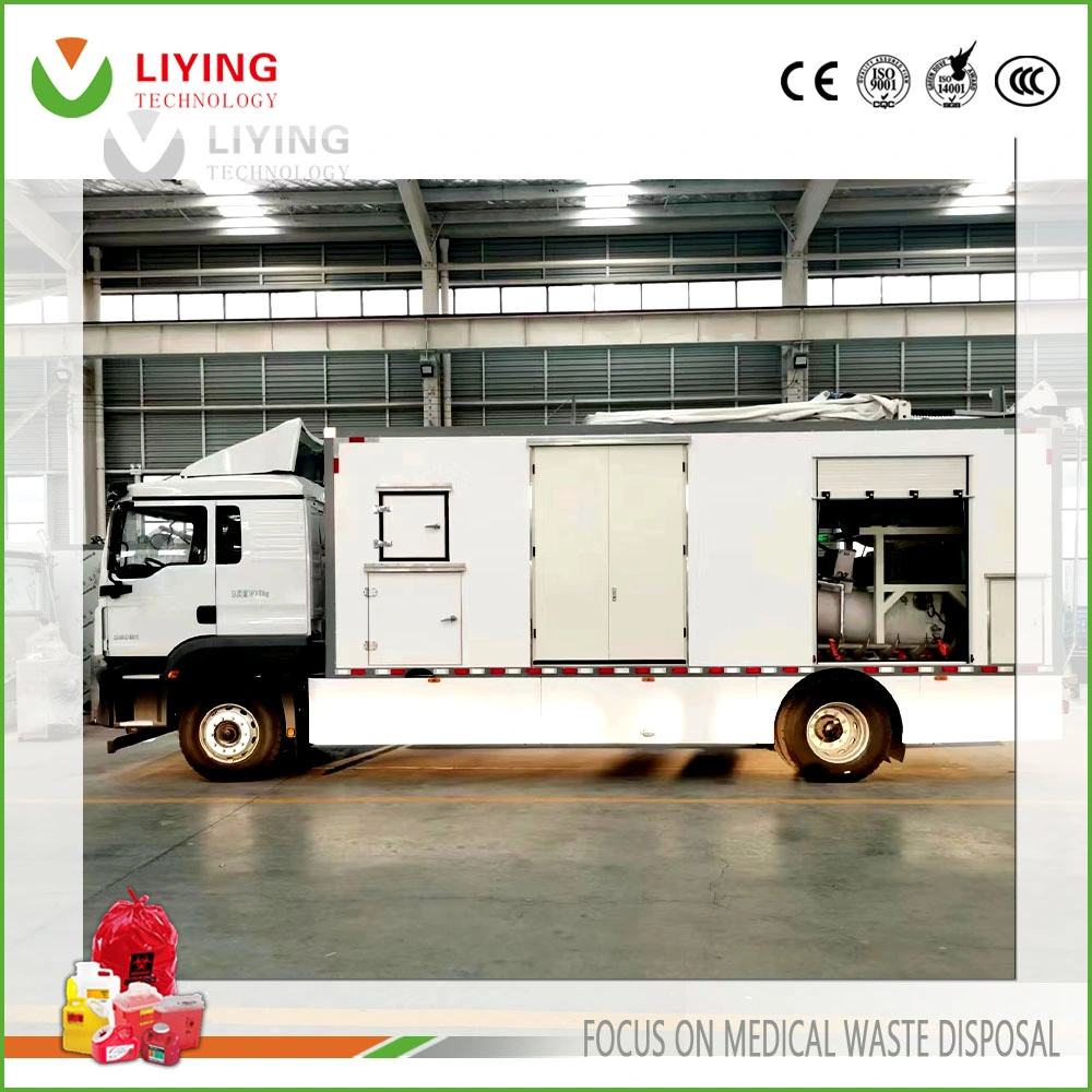 Medical Waste Microwave Environmental Protection Treatment Vehicle Equipment