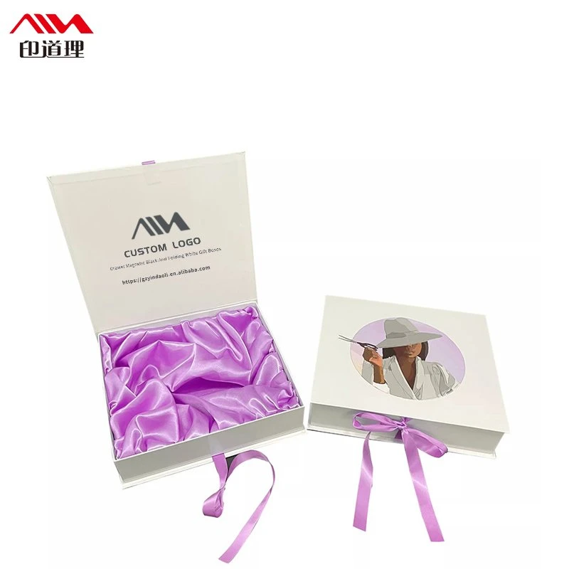 Caixa de Pacotes com logótipo personalizado Design de Luxo e sem pêlos em cartão Embalagem caixas de embalagem Wig