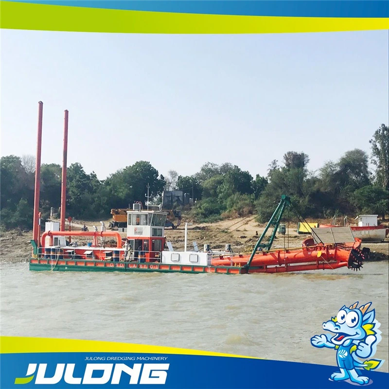 China Full Hydraulic River Sand Pumping Cutter Suction Dredge Dredger for Sale Good Price