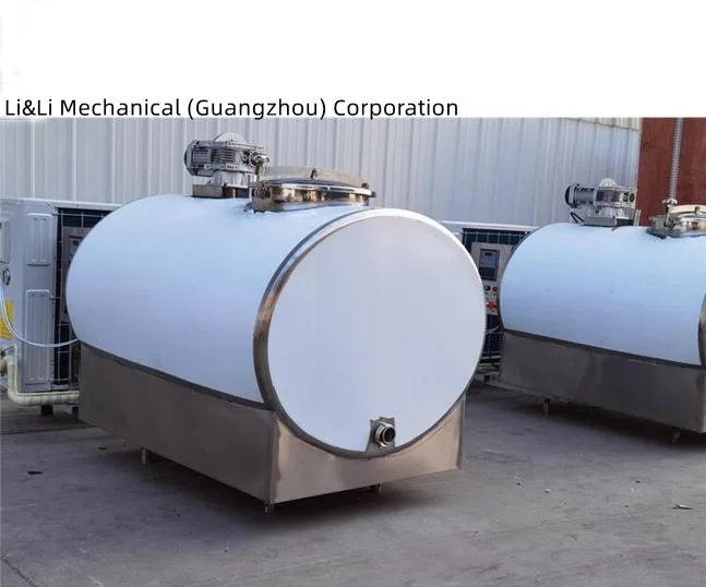 SS316 3000L Sterile Stainless Steel Cooling Ethyl Alcohol/Milk Tank