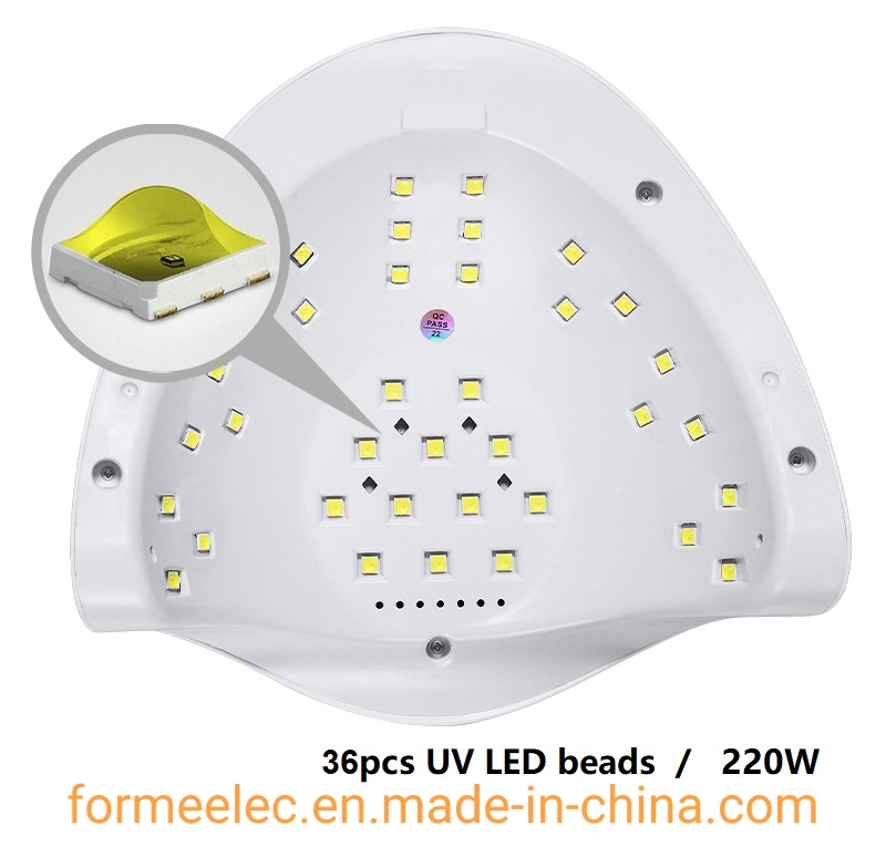 Smart LED Lámpara de luz UV Uñas Manicura Sun X6 de la luz de la uña Uvled máx.