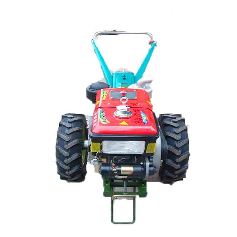 Walking Tractor 15HP Two Wheel Farm Walking Tractor Mini Tractor for Agriculture with Mini Trailer for Sale